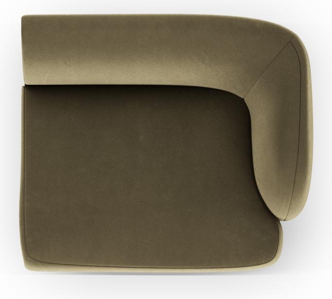 Actual product image Micadoni Miley (1-seater, Modular sofa)