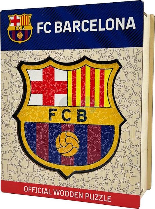 Produktbild Iconic FC Barcelona - Logo - Holz Puzzle Grösse L (500 Teile) (500 Teile)