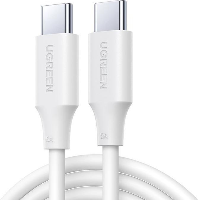 Ugreen Cable USB-C to USB-C 15172 (white) (1 m, USB 2.0, 100 W)