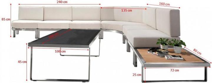 Produktbild Jet-Line Garten-Lounge Poseidon weiss