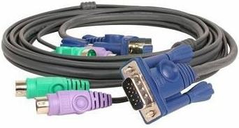 Iogear 6FT KVM CABLE 3IN1