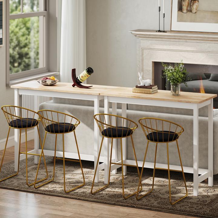 Image du produit Homcom Table de bar (108 x 48 x 91 cm)