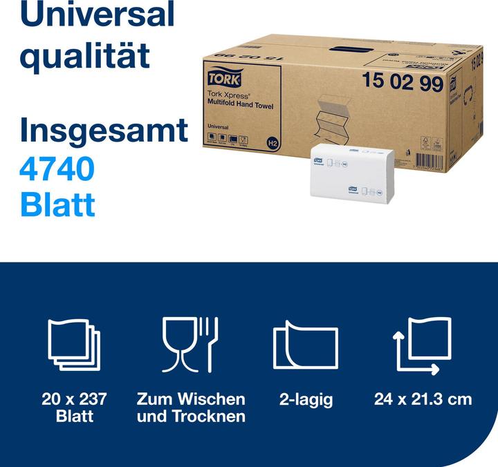 Productafbeelding Tork Papieren handdoeken (20 x)