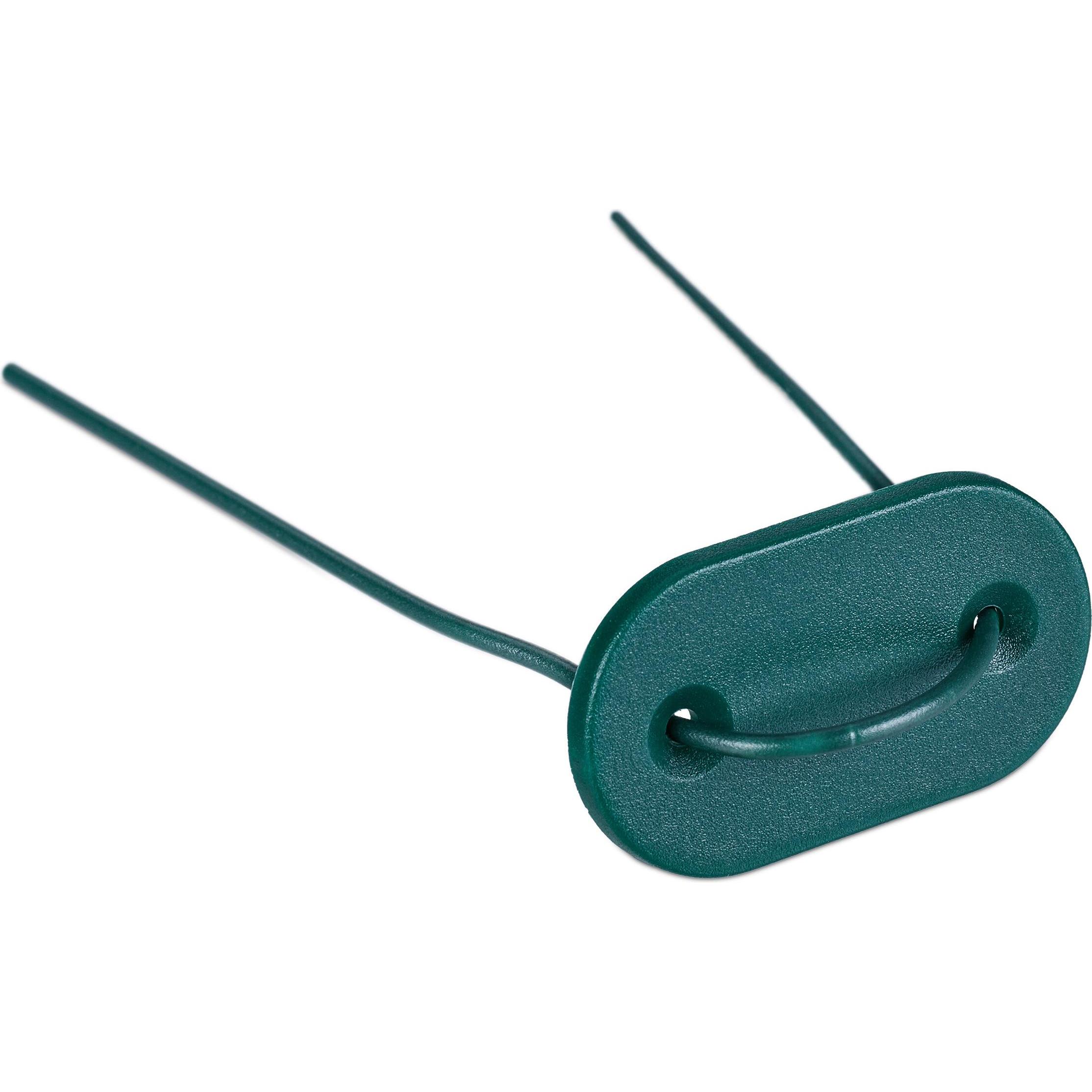 Relaxdays, Sichtschutz, 52-tlg. Sichtschutz-Befestigung (10 cm)