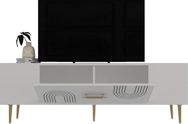 Actual product image Kalune Design Decorium Arch TV Stand (150 x 29.60 x 48.20 cm)