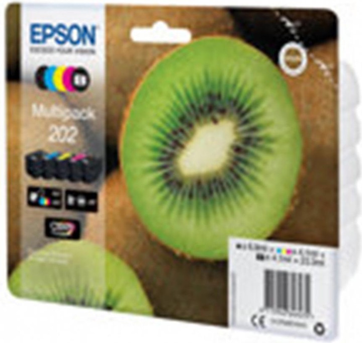 Actual product image Epson 202 Claria Premium Multipack (M, FC, C, PBK, Y)