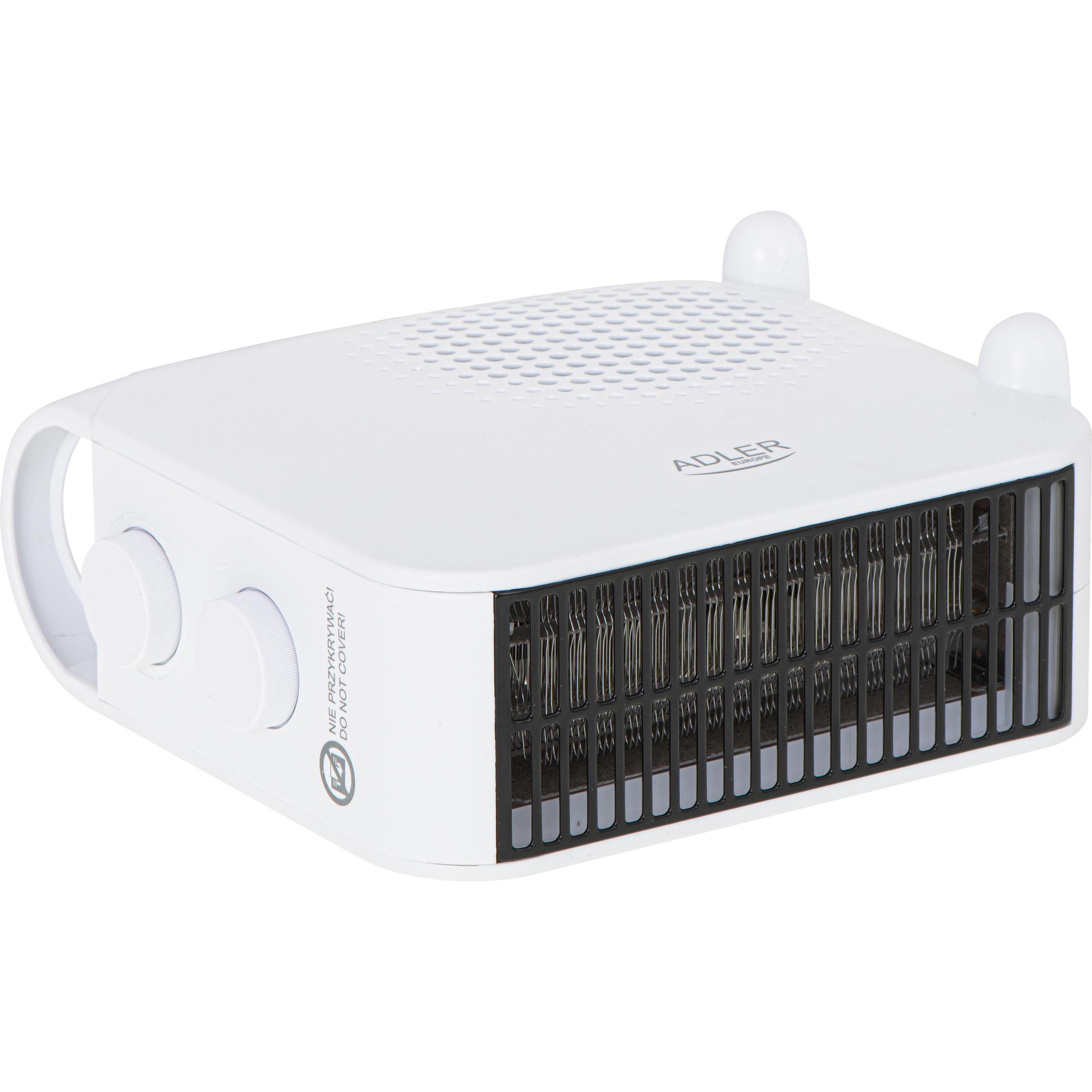 Thumbnail - Adler Heater AD 7725w Fan heater, 2000 W, Number of power levels 2, Baltas, Heizlüfter, Weiss