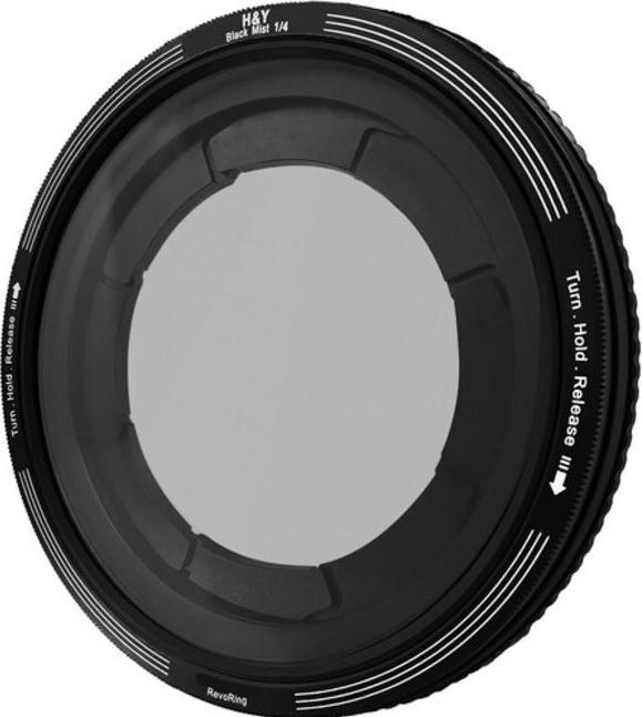 Actual product image H&Y REVORING Black Promist 1/4 Filter (67-82mm)