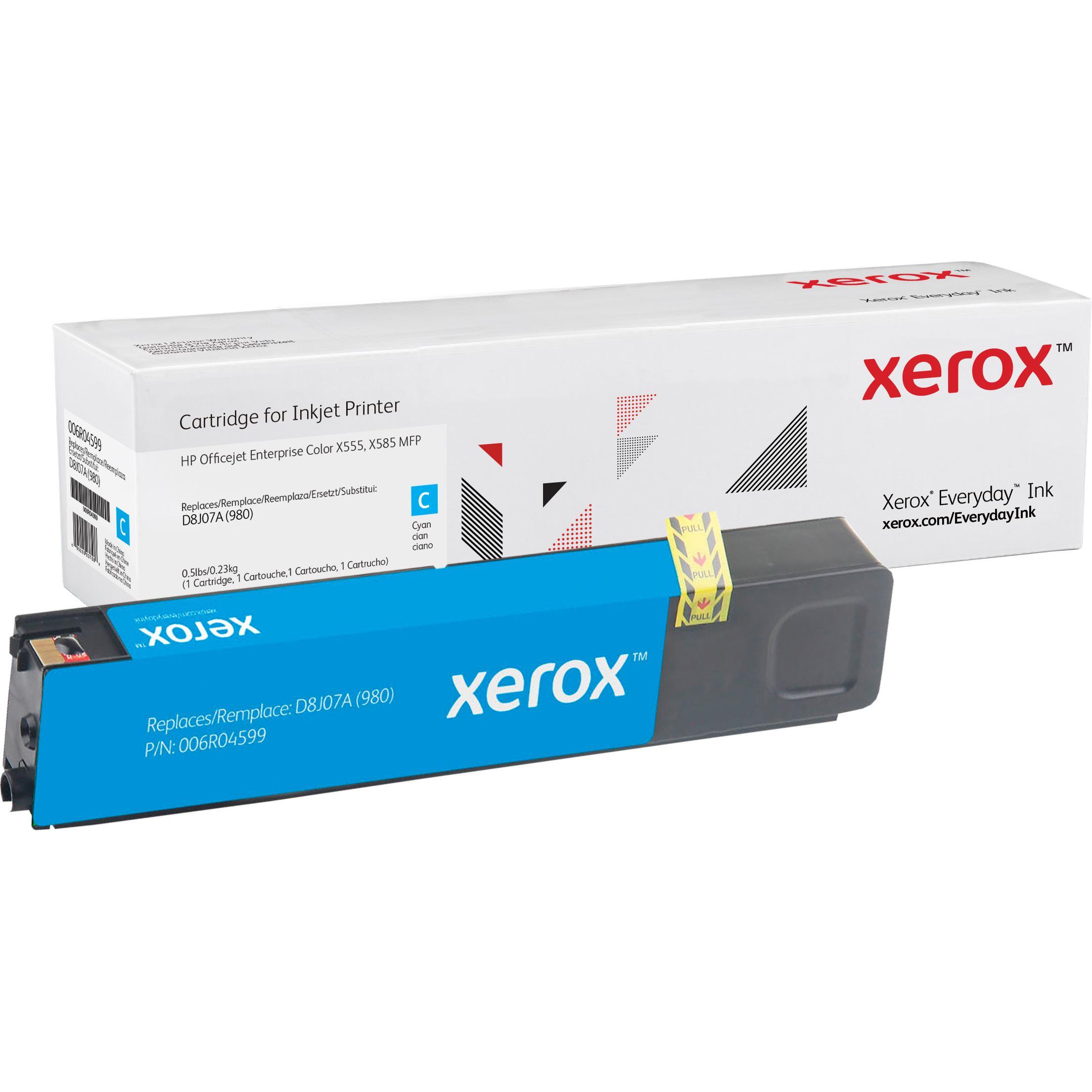 Xerox, Toner, Everyday -Toner in Cyan mit Standard-Ergiebigkeit, Xerox-Entsprechung für HP D8J07A, 6600 Seiten - ( (C)