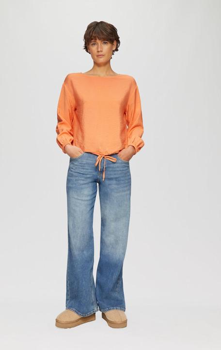 Produktbild S.Oliver Bluse Viskosemix-Bluse in O-Shape (46)