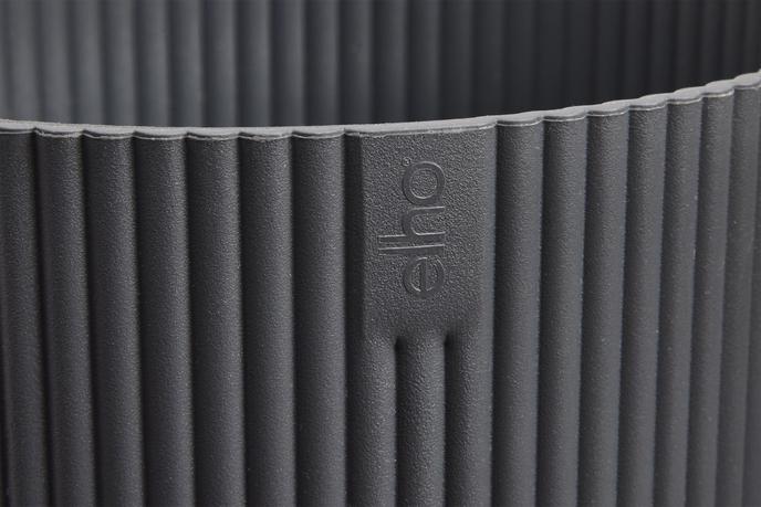 Actual product image Elho Blumentopf Vibes Fold Rund 30 cm Schwarz (30 x 27 cm)