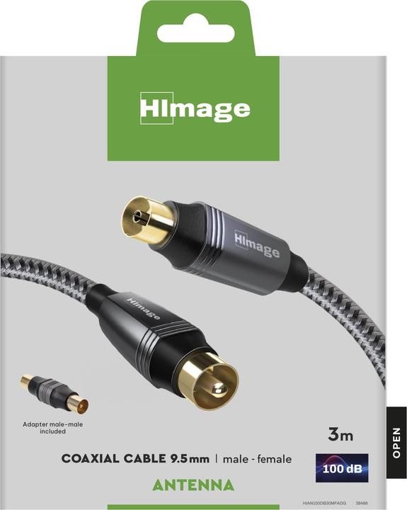 Produktbild SBS HIMAGE TV / Radio Antennenkabel 100dB, 3m (100 dB)