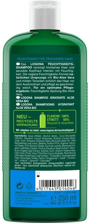 Immagine prodotto Logona Shampoo Feuchtigkeits (Shampoo liquido, 250 ml)