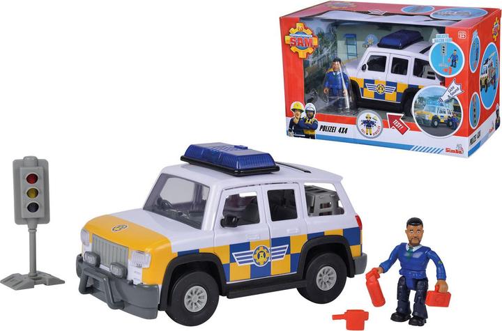 Produktbild Simba FS Sam Polizeiauto 4x4 mit Figur