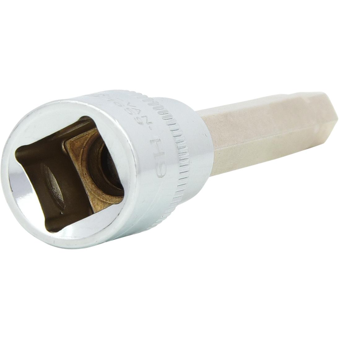 Thumbnail - KS Tools, Steckschlüssel + Stecknuss, 1/2" CHROMEplus Bit-Stecknuss lang (9 mm)