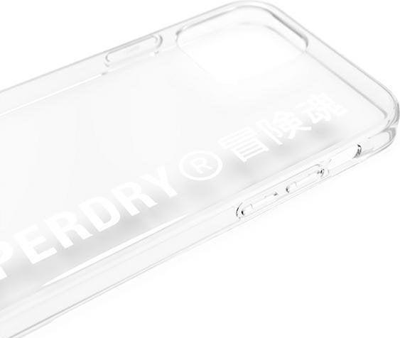Actual product image Superdry Clear Case transparent cover with logo print (Apple iPhone 12 Pro Max)