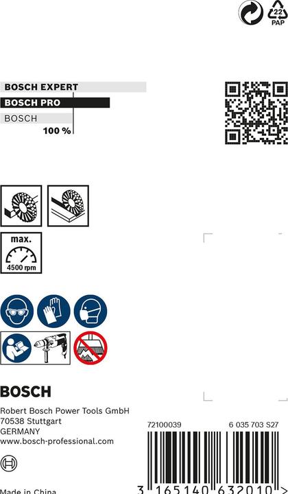 Produktbild Bosch Professional Zubehör PRO Stainless Steel clean Scheibenbürste, gerader Schaft, 70 x 0,3 mm