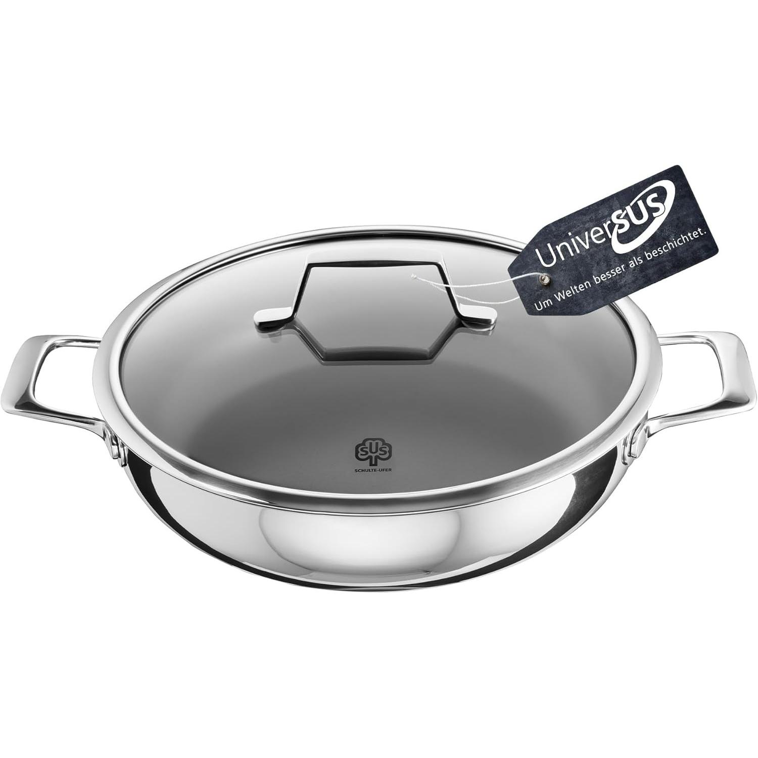 Schulte-Ufer Silber Astral, Pfanne + Kochtopf,