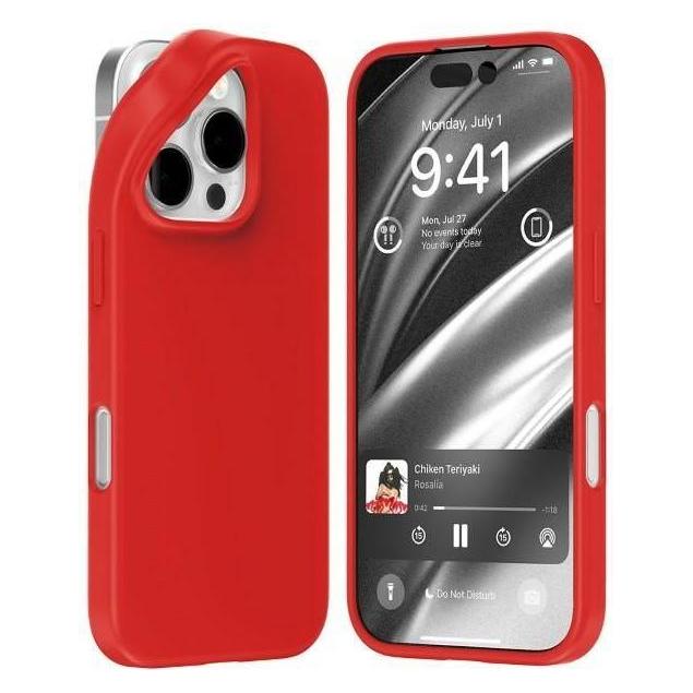 Mercury Soft iPhone 16 Pro 6,3" czerwony /red (Apple iPhone 16 Pro), Smartphone Hülle, Rot