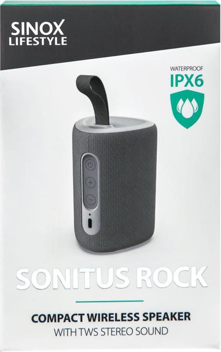 Produktbild Konjac Sponge Sinox Sonitus Rock højttaler. Grå (12 h)