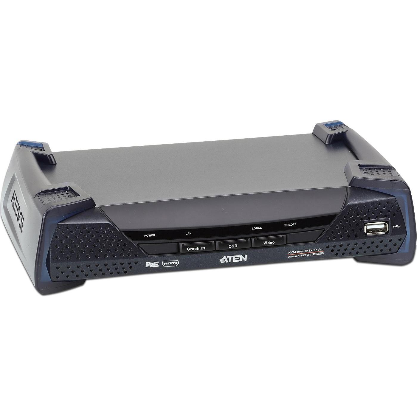Aten KVM-Extender, HDMI, KVM Switch, Schwarz