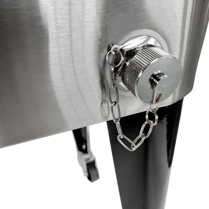 Actual product image Axi Retro Cooler Stainless Steel (76 l)