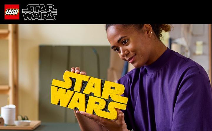 Produktbild LEGO Star Wars™ Logo aus Steinen (75407, LEGO Star Wars)