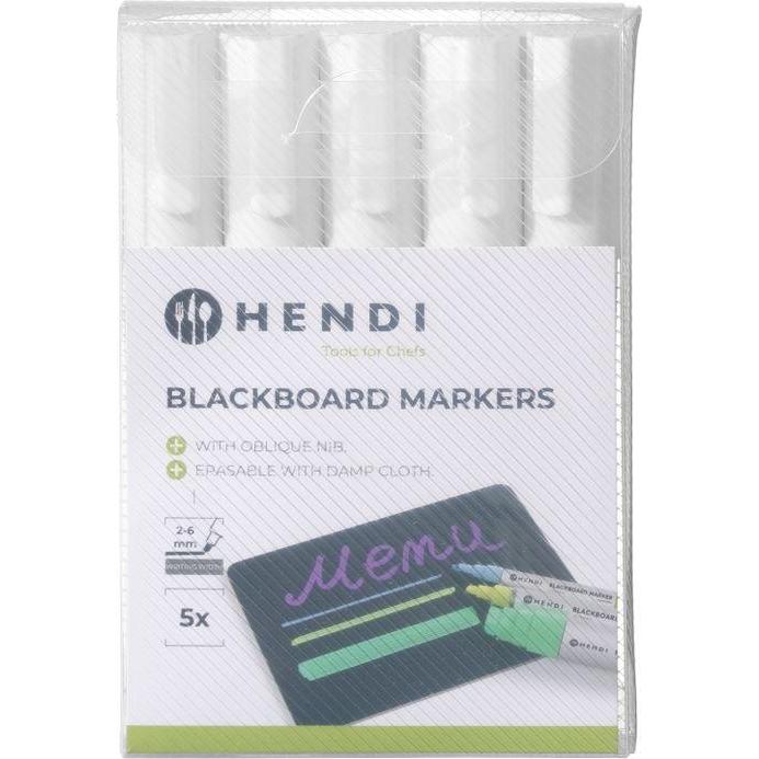 Thumbnail - Hendi, Marker, Kreidemarker -mm, weiss - Stück (Weiss, 6 mm, 5 x)