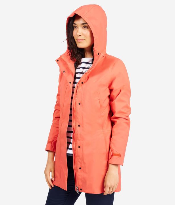 Produktbild Tribord Women’s long waterproof raincoat - Sailing 500 brick (3XL)