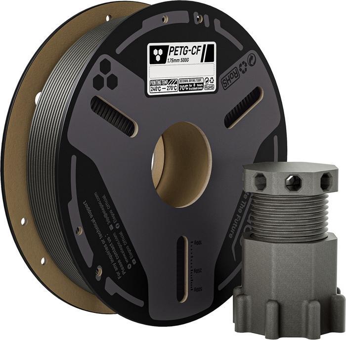 Actual product image Elegoo PETG-CF filament (gray) (PETG-CF)