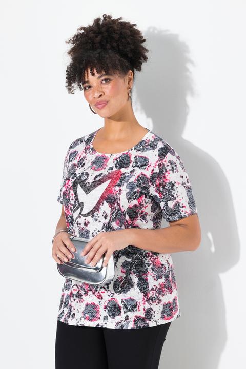 Image du produit Miamoda T-Shirt, Schlangenmuster, HERZ-Motiv (58)