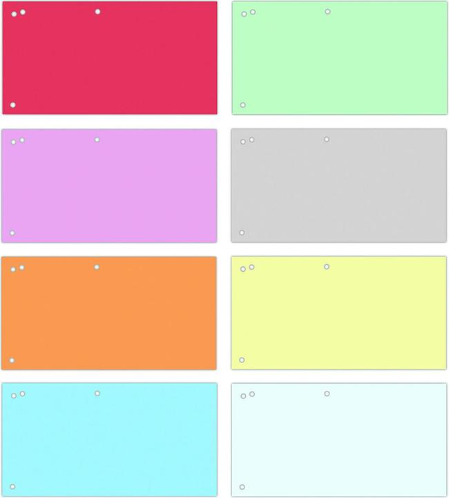 Produktbild Office Products Karton, 1/3 a4, 240x105mm, 100 stk., weiss (A4, 100x)