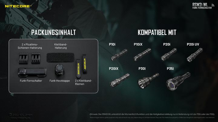 Actual product image Nitecore Fernschalter RSW2i WL