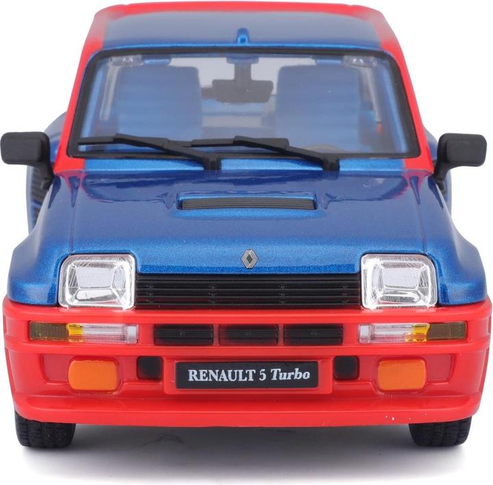 Actual product image Bburago Renault 5 Turbo blue/red 1:24