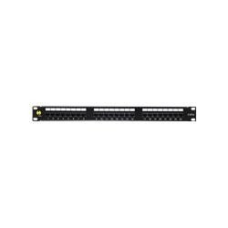 Thumbnail - Netrack 104-08 patch panel 19 24, Server Zubehör, Schwarz