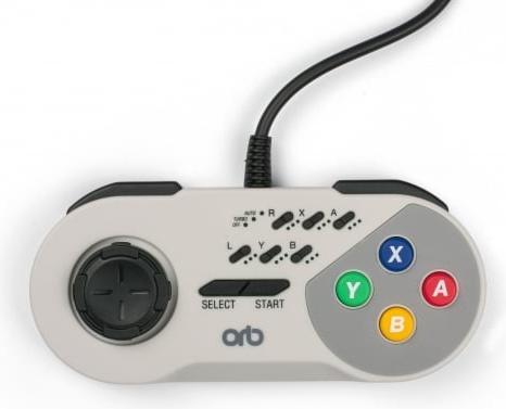 Actual product image ORB SNES mini Turbo Wired Controller ()