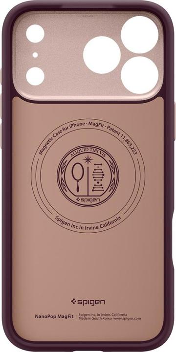 Actual product image Spigen - Caseology Nano Pop MagSafe - iPhone 17 Pro - Burgundy Bean (Apple iPhone 17 Pro)
