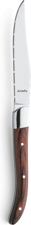 Actual product image Amefa Steak knife set 2 pieces wood 2520 Royal Steak (2 pcs., Knife)