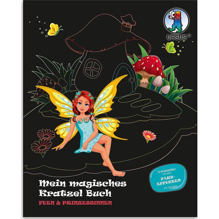 Actual product image Ursus Scratch pictures of fairies and princesses