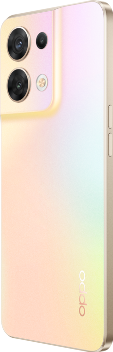 Image du produit OPPO Reno 8 (256 Go, Shimmer Gold, 6.43", Double SIM, 50 Mpx, 5G)
