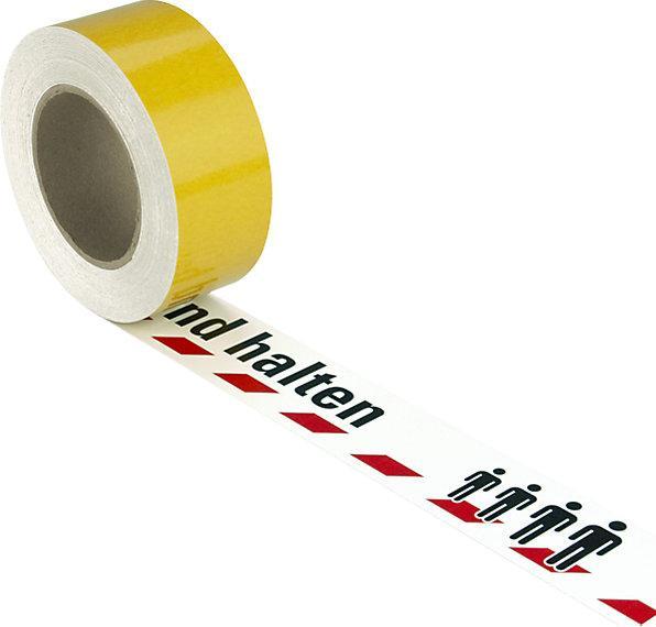 Immagine prodotto Moravia Nastro per marcature a terra, stampa: mantenere la distanza, lunghezza 16 m