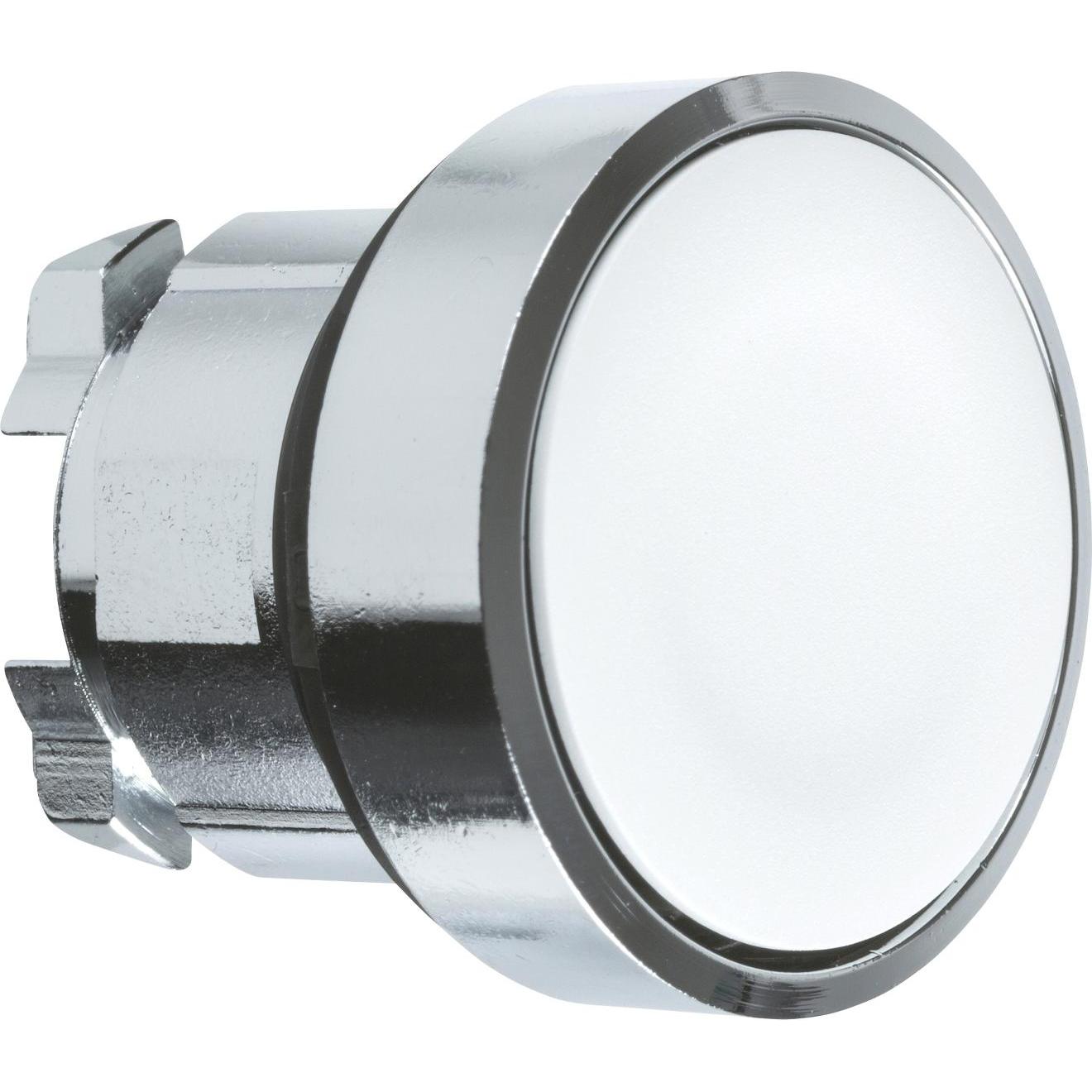Schneider Electric Drucktaster, Metall, Front, 22mm, ZB4BACUST01, Taster + Schalter, Weiss