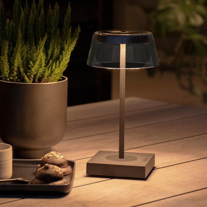 Actual product image Konstsmide Table lamp Scilla USB, Black (110 lm)