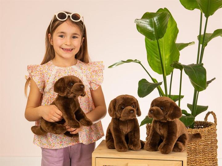 Produktbild Teddy Hermann Labrador sitzend dunkelbraun (16 cm)