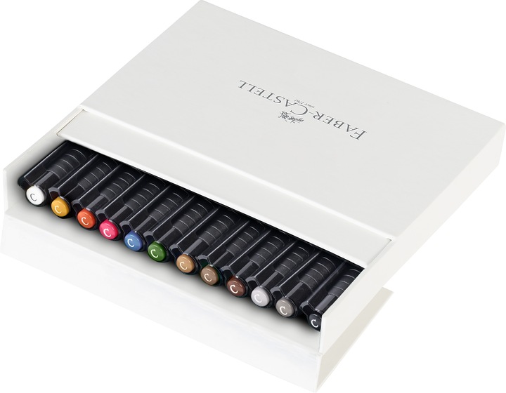 Produktbild Faber-Castell Pitt Artist Pen (Mehrfarbig, 12 x)