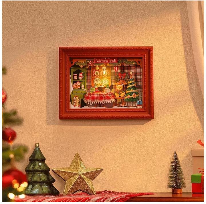 Actual product image Robotime Bausatz Christmas Eve Party