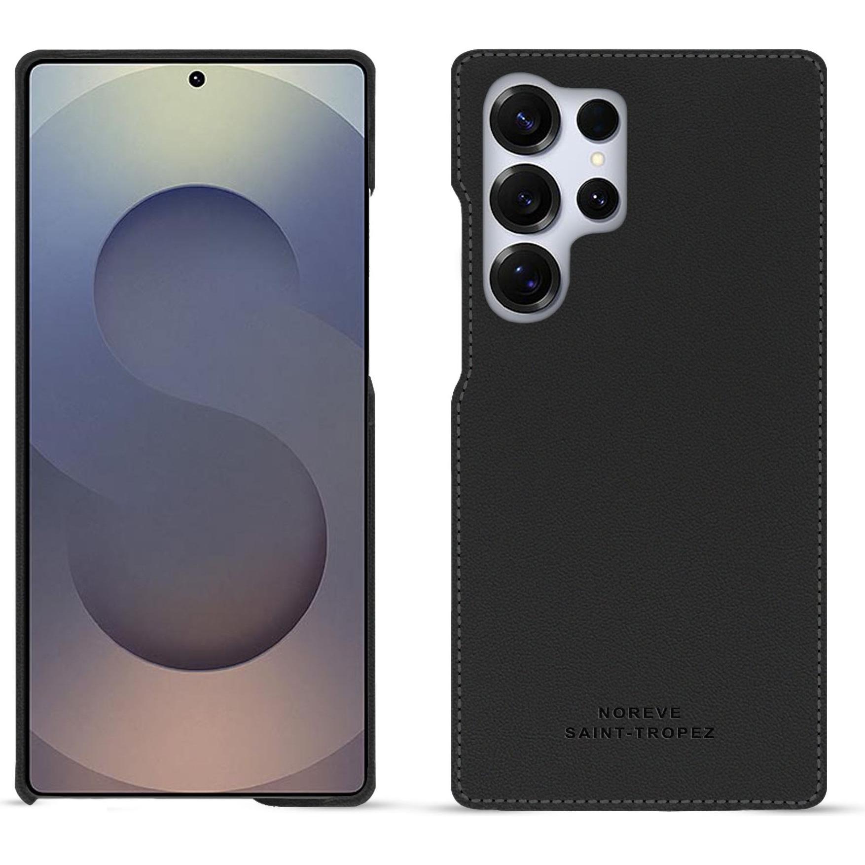 Noreve Lederschutzhülle (Samsung Galaxy S25 Ultra), Smartphone Hülle, Schwarz