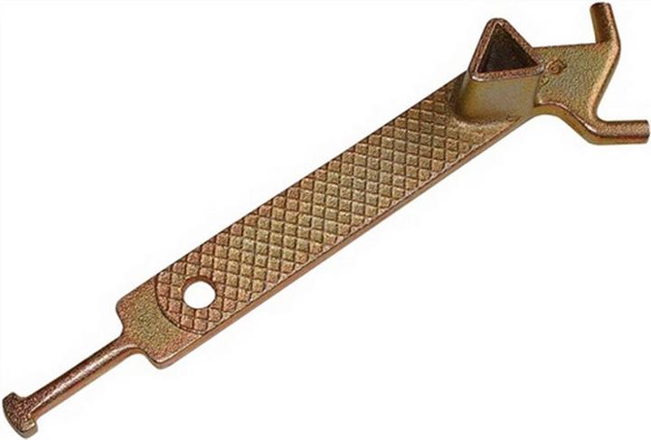 Produktbild Gausmann Dreikantschlüssel DIN 3223 mit Haken Temperguss passend für Absperrpfosten