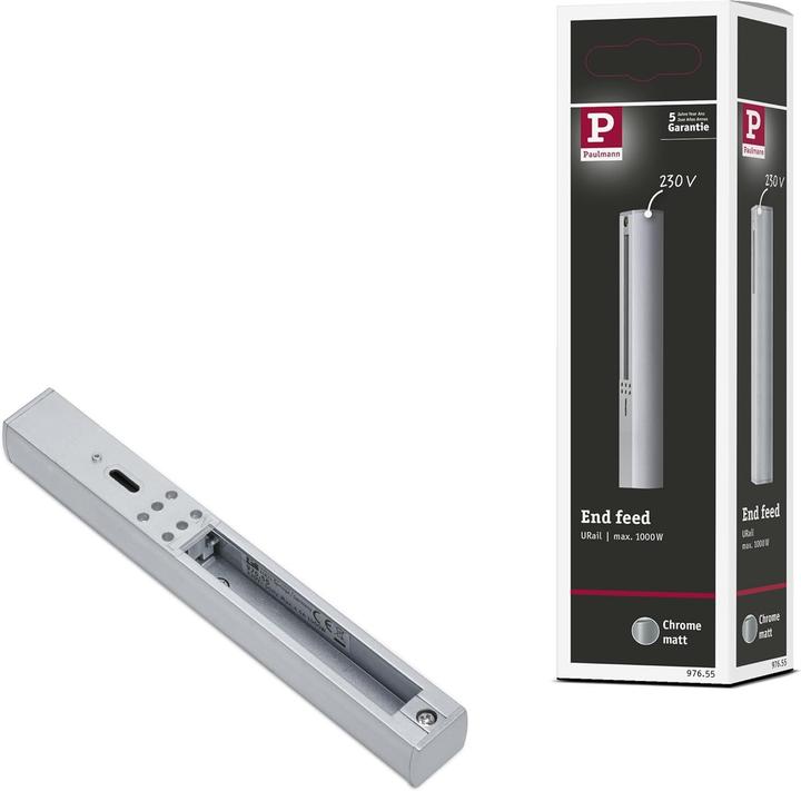 Actual product image Paulmann URail end feed