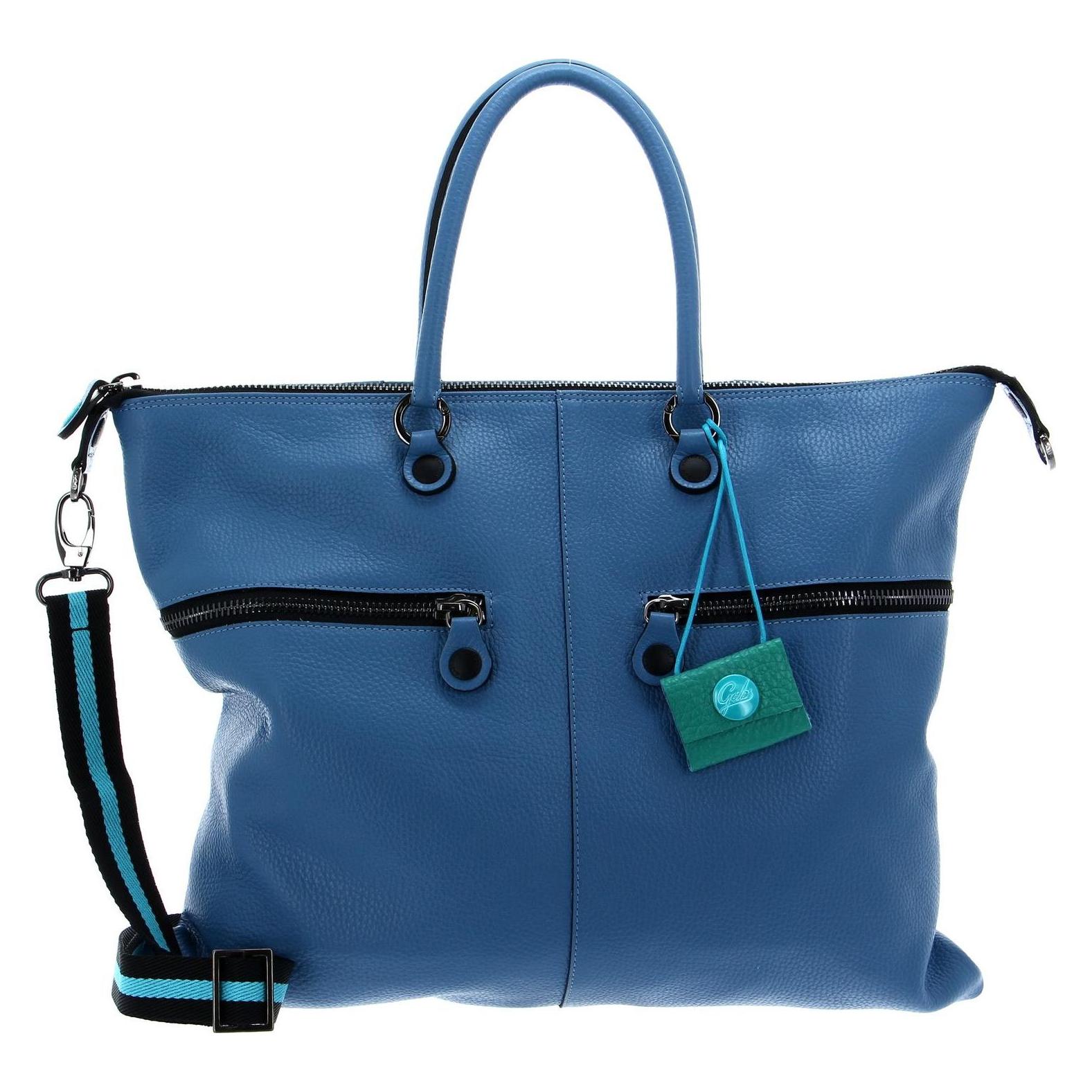 Gabs, Damen, Handtasche, G3 Plus Tg Ruga Tasca Laterale Shoulder Bag, Blau